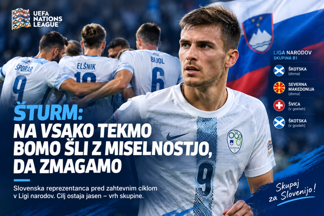 Slovenija nogomet reprezentanca liga narodov 2026