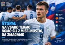 Šturm samozavesten pred reprezentančnim izzivom: Slovenija želi napasti vrh skupine
